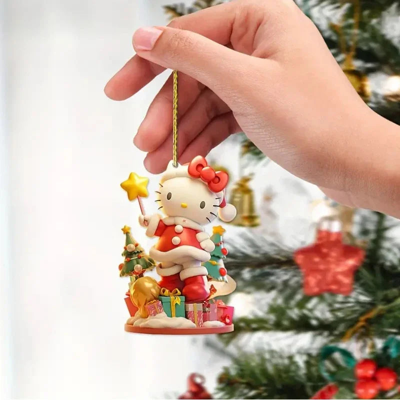 Christmas Theme Acrylic Pendant