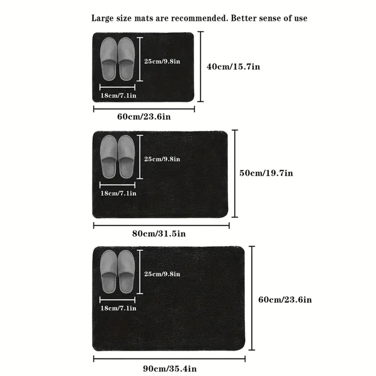 3D Non Slip Bathroom Mat