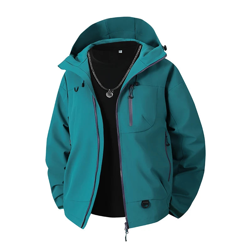 Windbreaker Hooded Zip Up Hiking Jackets