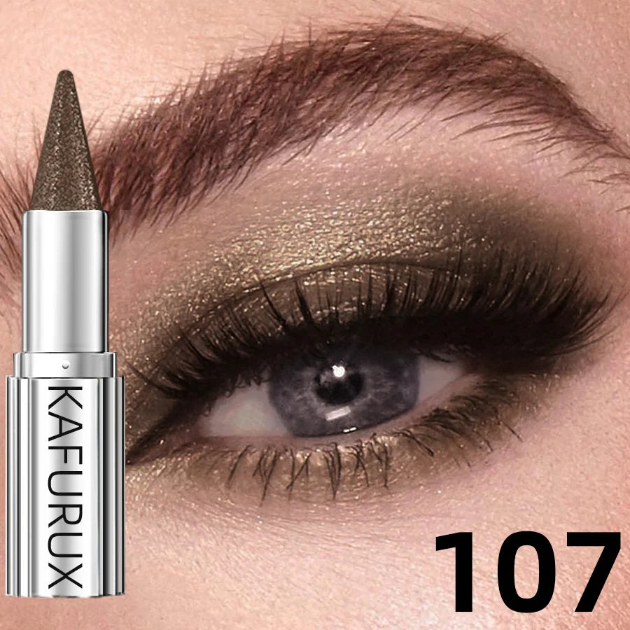 12 Colors Metallic Eye shadow Pencil Glitter