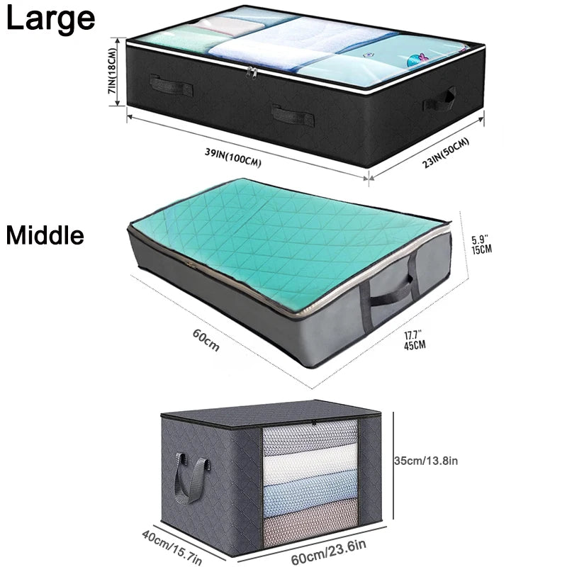 Fold-able Under Bed Storage