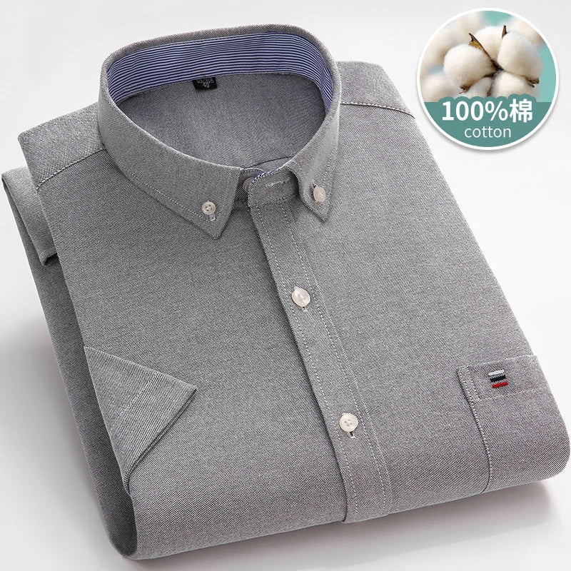 Oxford Cotton Casual Shirt For Men