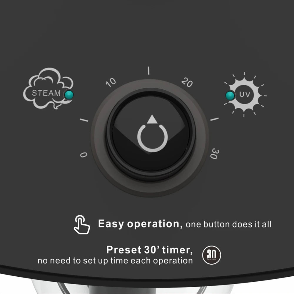 Hot Facial Steamer Warm Mist Humidifier for Face Deep Cleaning Vaporizer Sprayer Ozone Home Spa Salon Skin Care Whitening