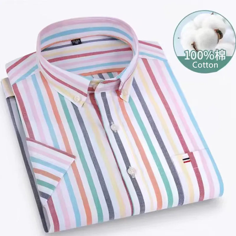 Oxford Cotton Casual Shirt For Men