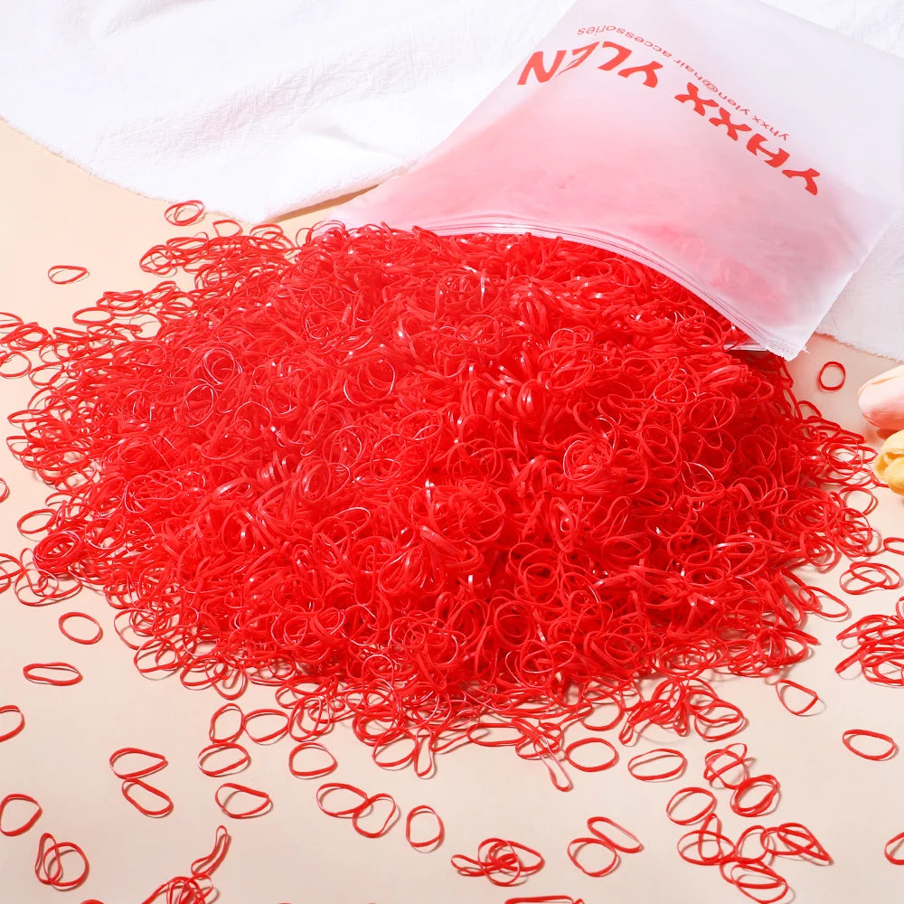 Disposable Rubber Band Hair Ties