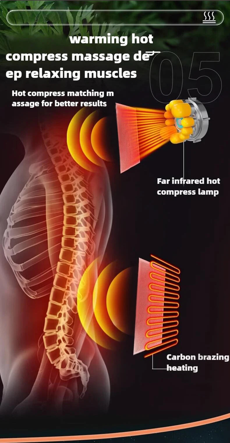 Electric Full Body Massage Mattress with Controler