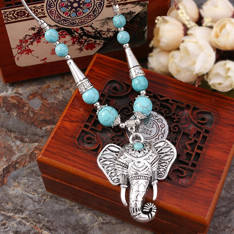 Big Statement Natural Stone Beads Hearts Necklaces