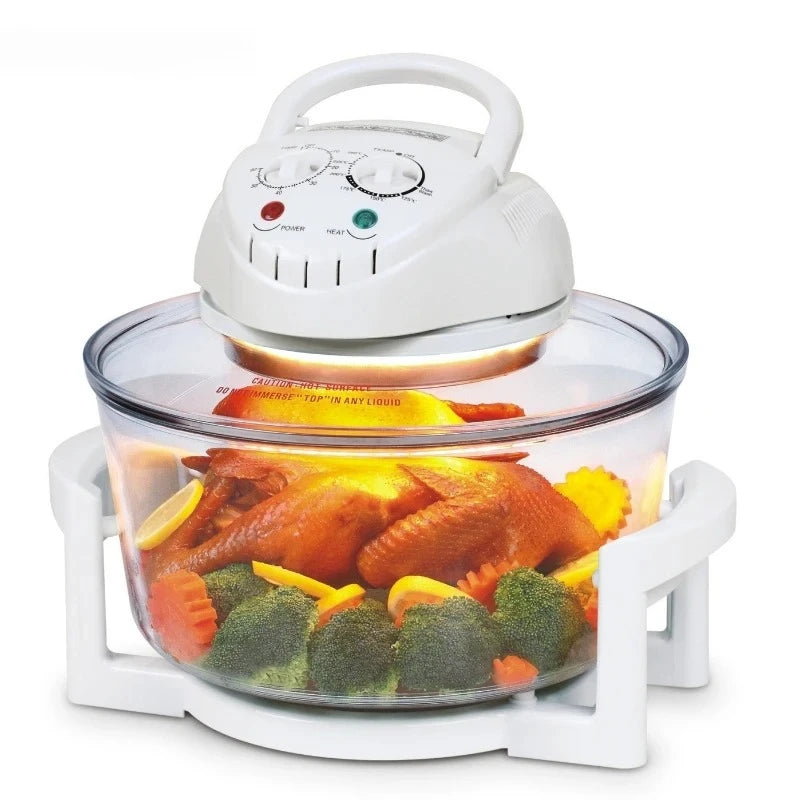 12L Oil-free Air Fryer Electric Fryers Visible Household  Automatic Oven Deep Fryer Multifunctional Cooker French Fries Pan 220V