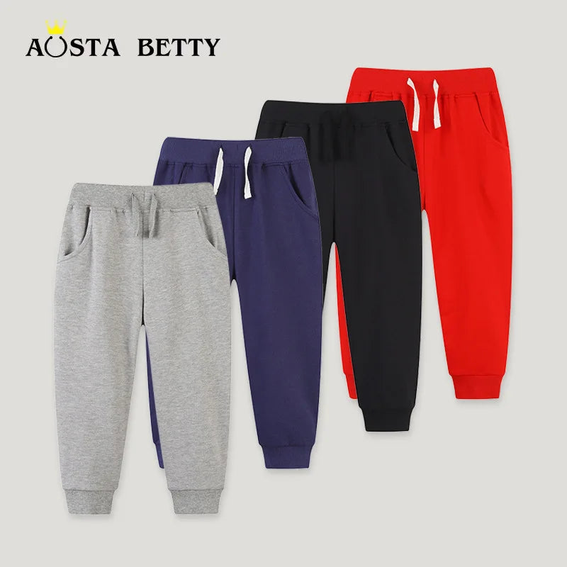 Children Bunched Feet Sport Pants
