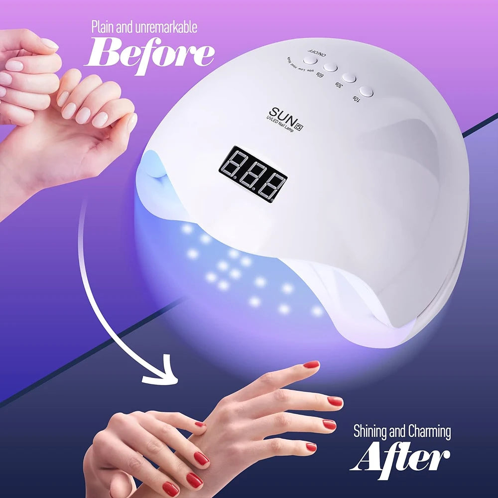 Nail Dryer Gel Nail Polish Curing LED UV Light