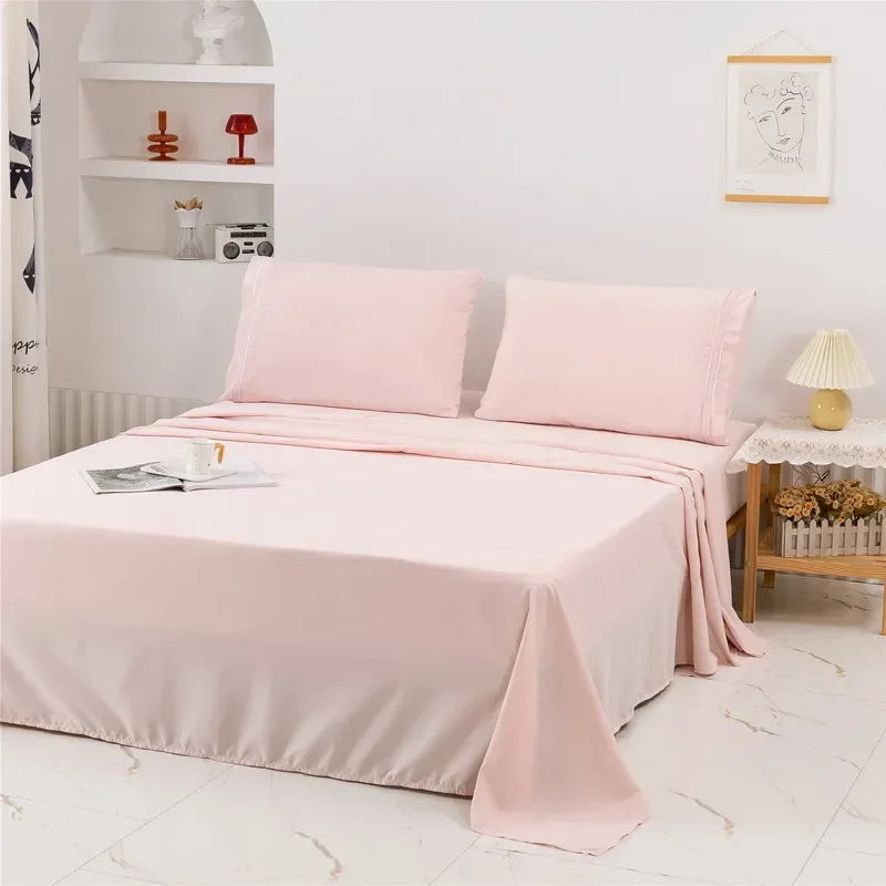 Embroidery Brushed  Bed Set