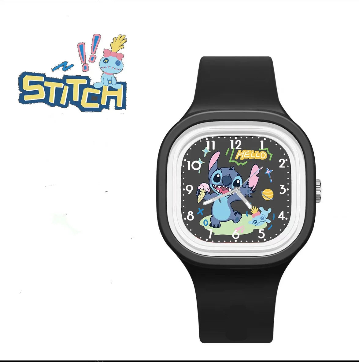 Disney Stitch Cartoon Children's Watch