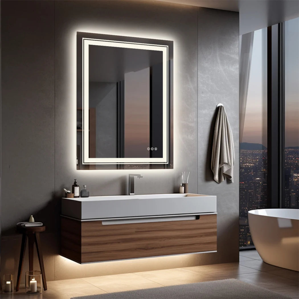 Crystal Clear LED Bathroom Mirror