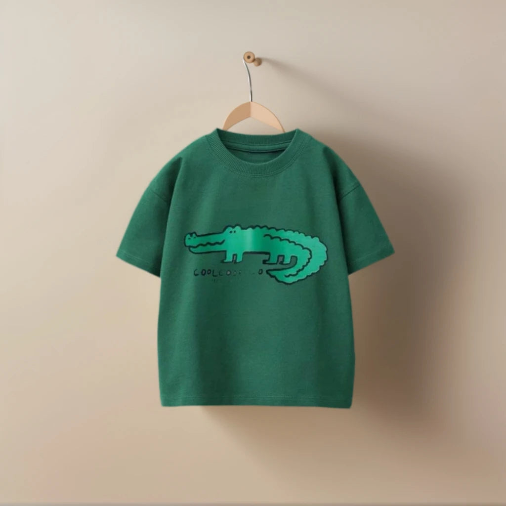 Children T-shirt Printed Cartoon Sport Shirt