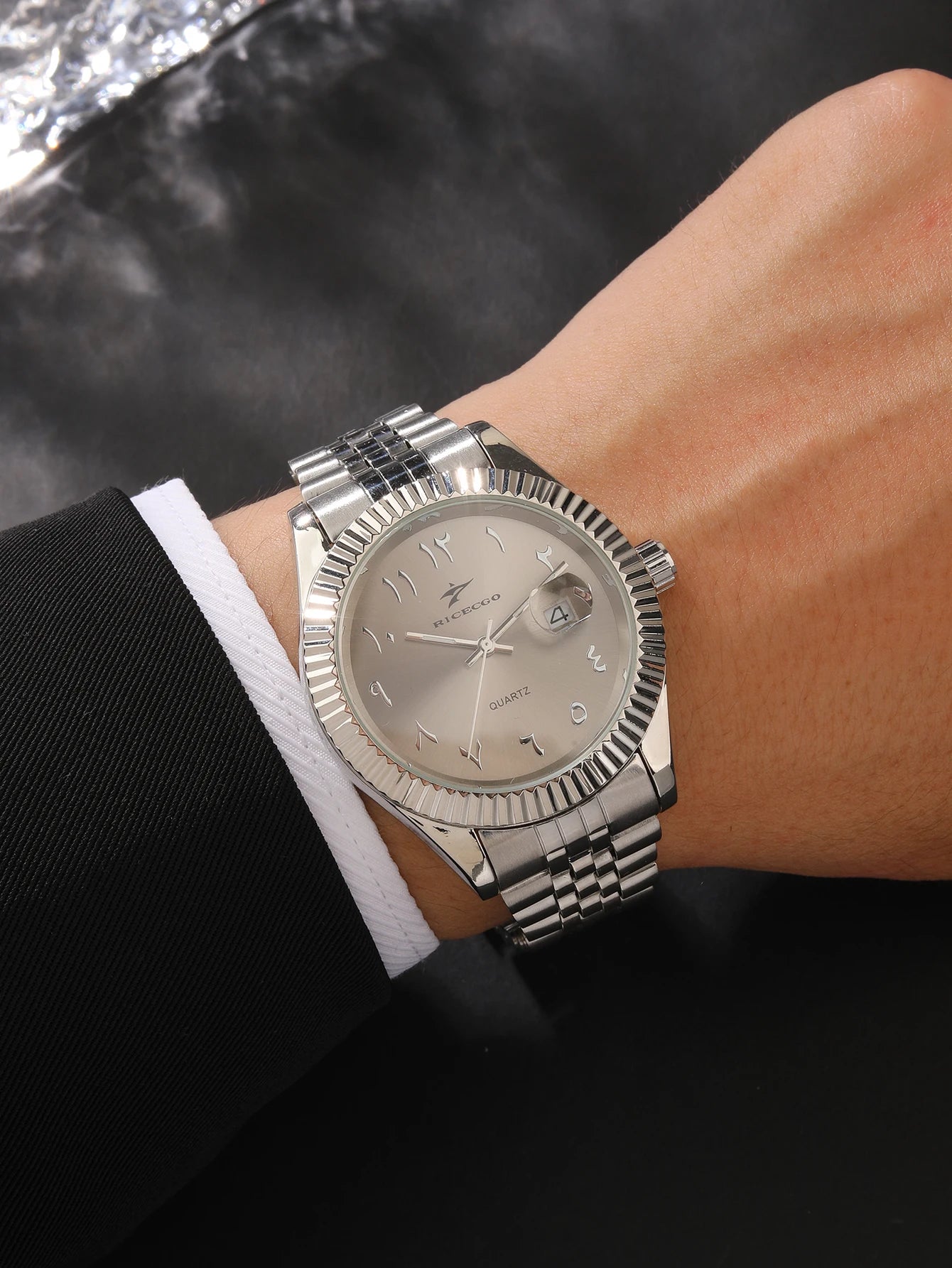 Sports Stainless Steel Wristwatch