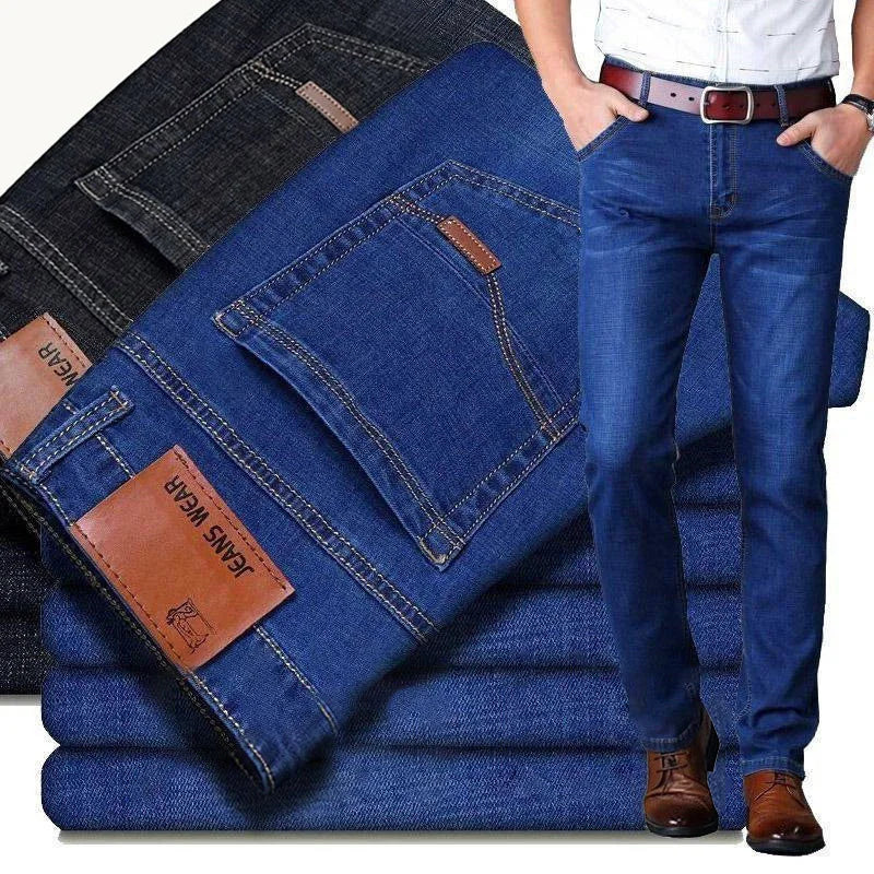 Classic Style Casual Stretch Slim Jean For Men