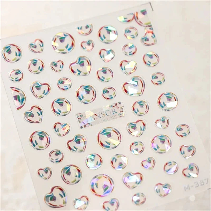 Soft Relief Decoration Nail Art Stickers