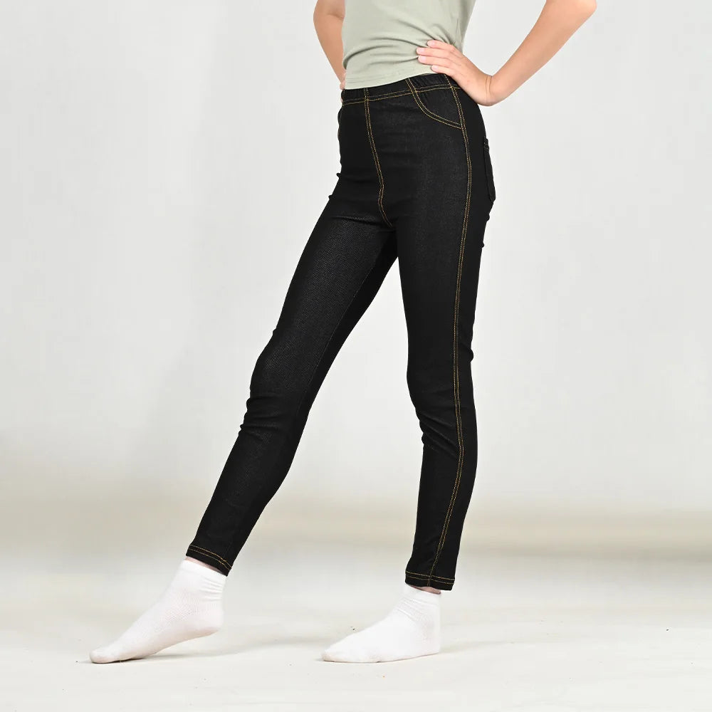 Denim skinny leggings Soft Breathable pants