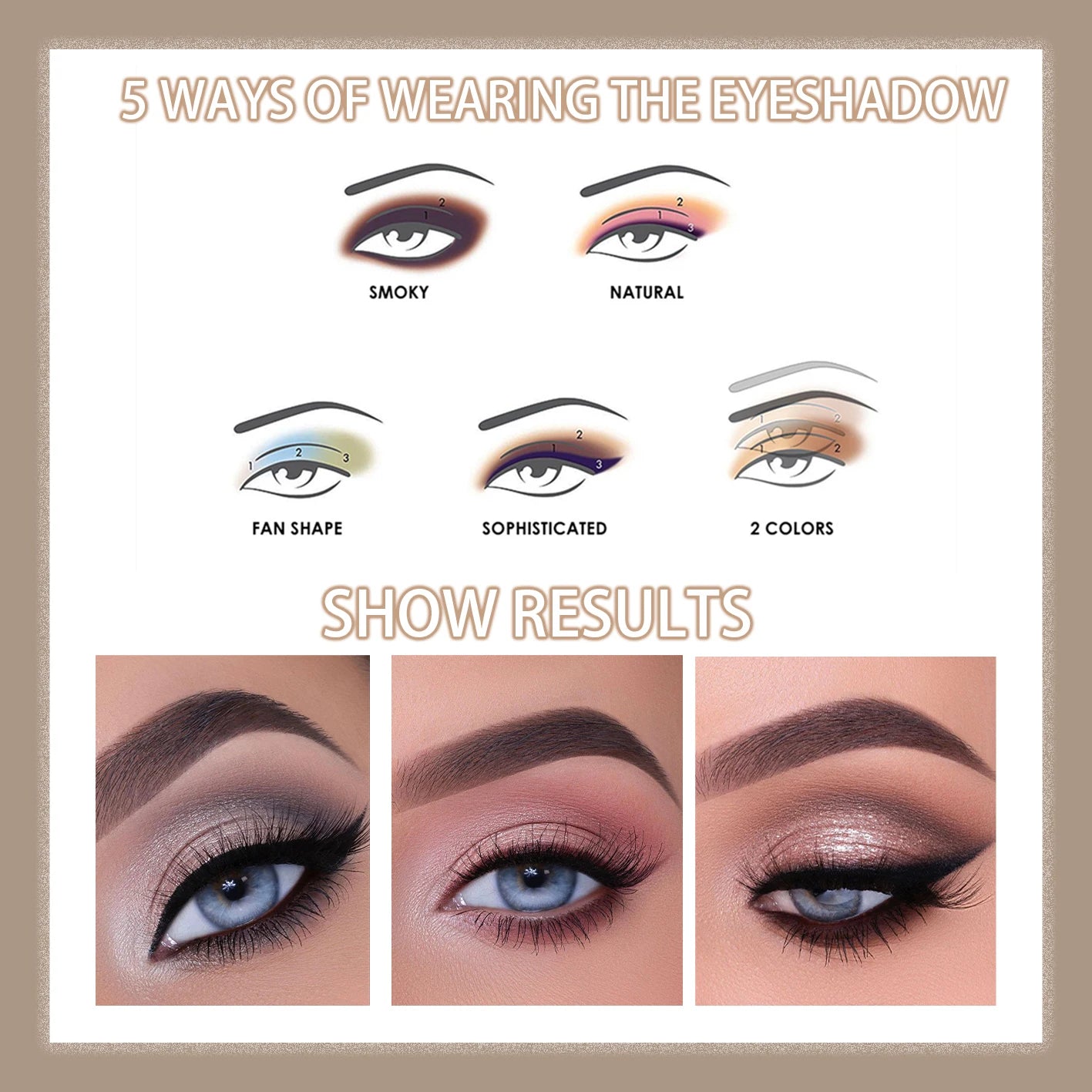 10 Color Double-Ended Eyeshadow Stick