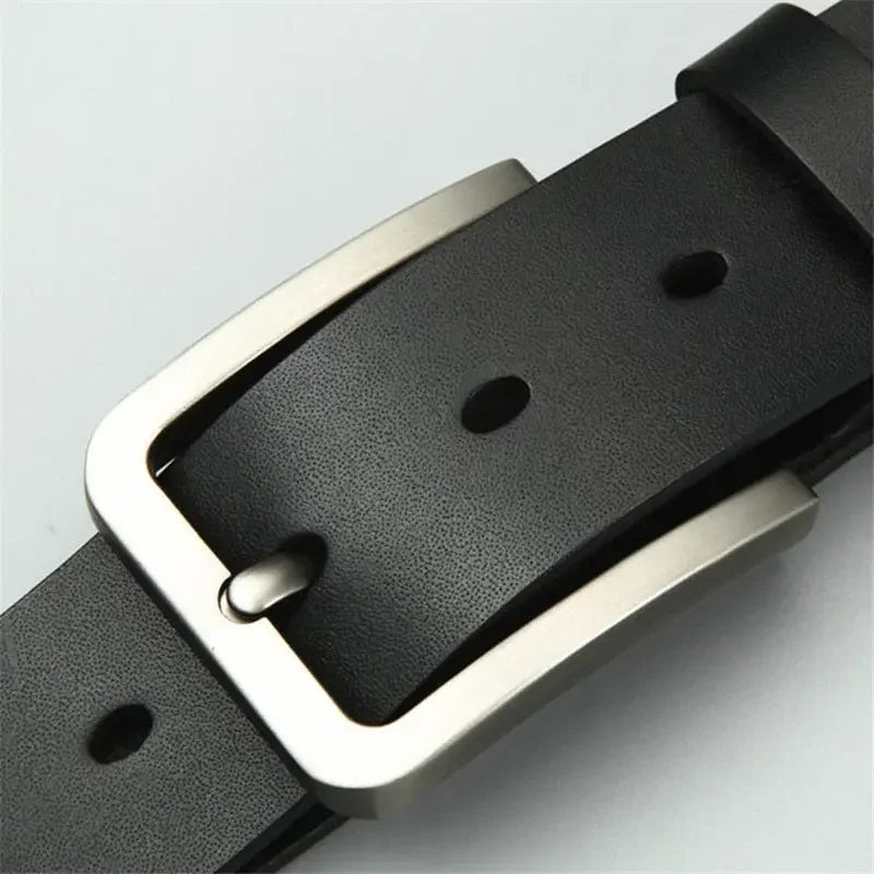 Business Leisure Men's Alloy Pin Buckle Belts