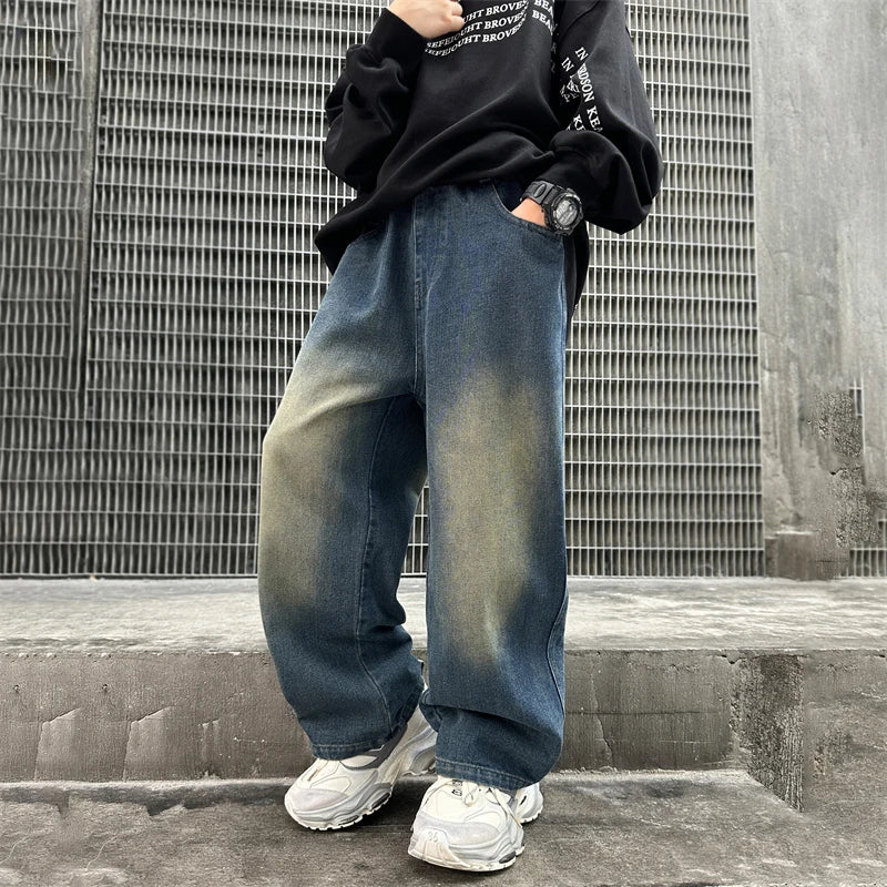 Children Vintage Baggy Denim Pants