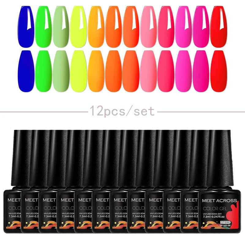 Gel Nail Polish Set UV Gel LED Nail Art