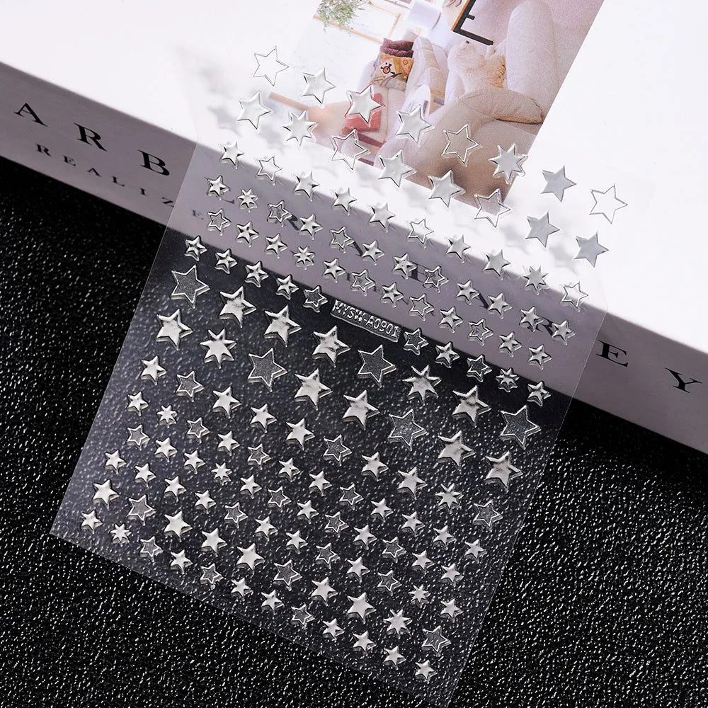 3 D Bronzing Nail Art Sticker