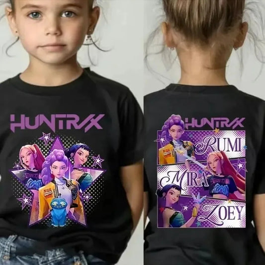 Kpop Demon Hunters Print Graphic Tshirt
