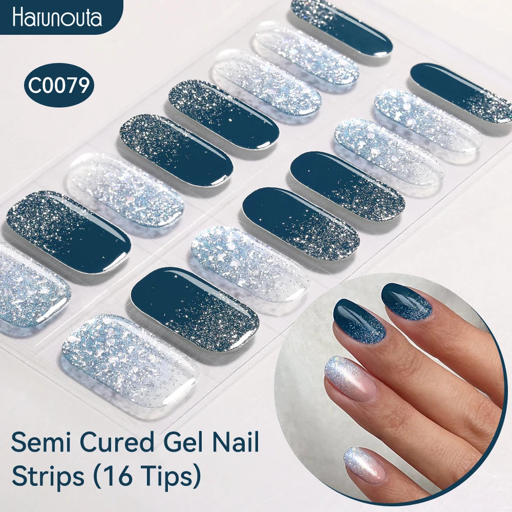 Gradient Semi Cured Gel Nail Strips