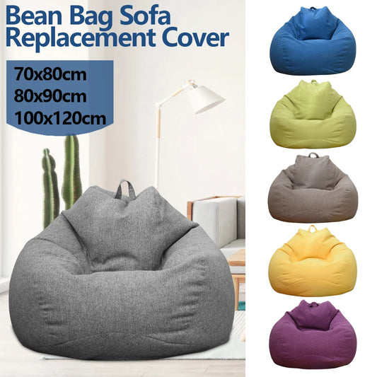 Lazy Sofas Cover Large Bean Bag Cover