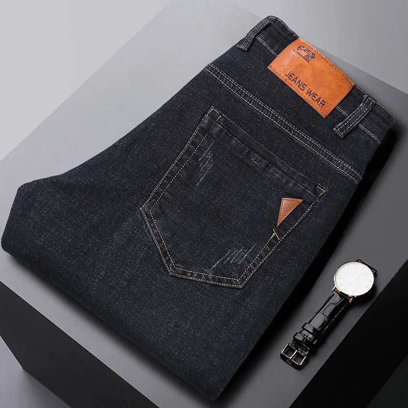 Classic Style Casual Stretch Slim Jean For Men