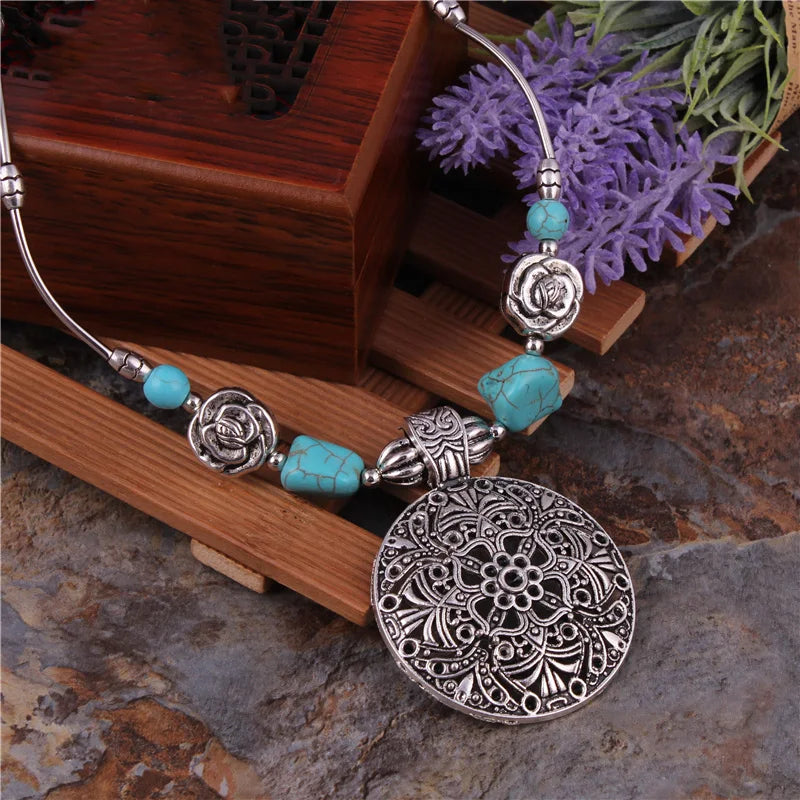 Big Statement Natural Stone Beads Hearts Necklaces