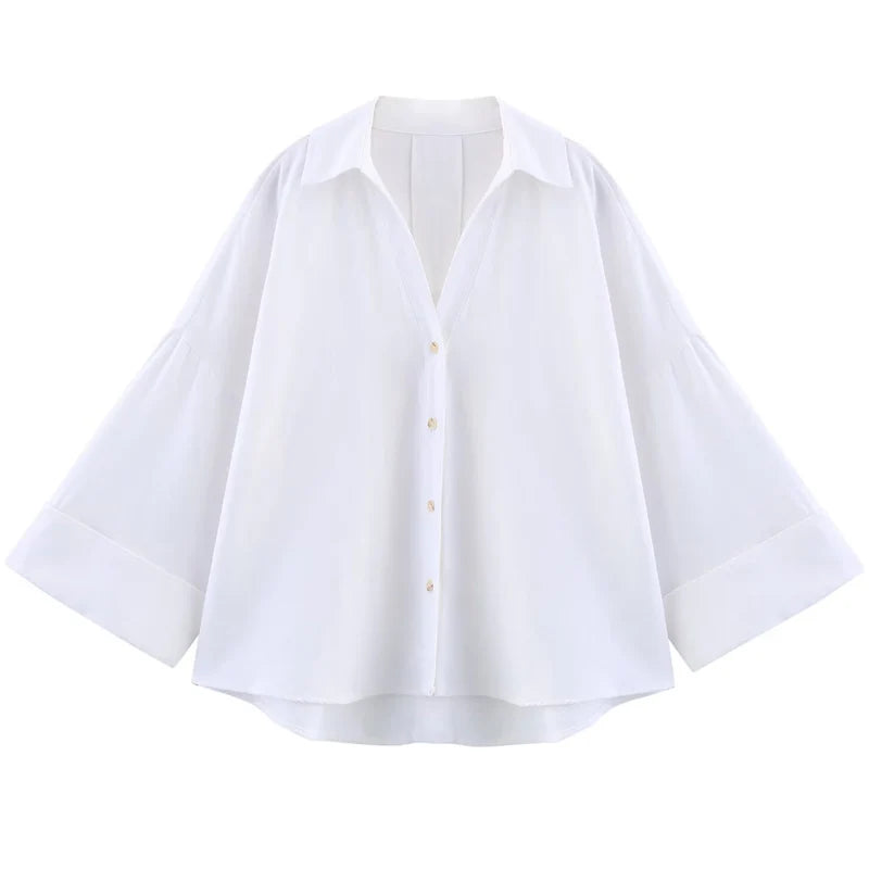Women's Shirt Elegent Blouse Summer Shirt