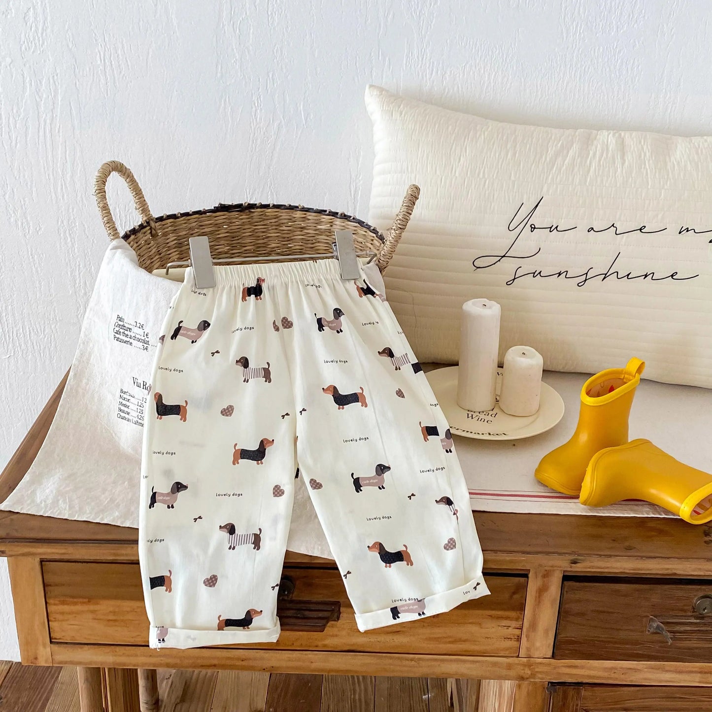 Fashion Plaid Casual Sports Loose Trousers