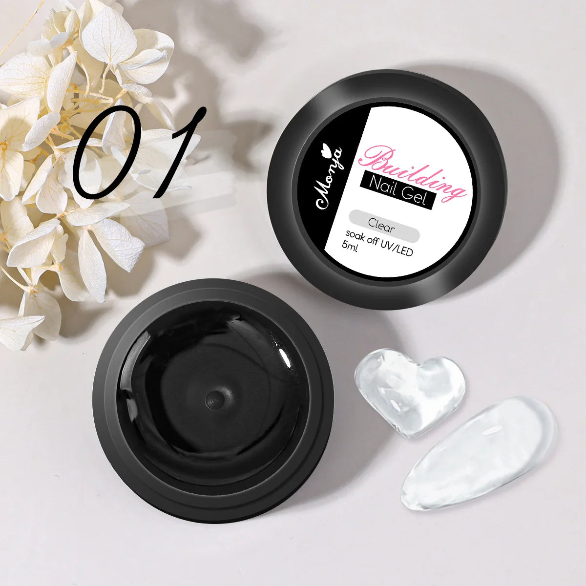 Clear Non-Stick Hand Extension Gel Nail Polish