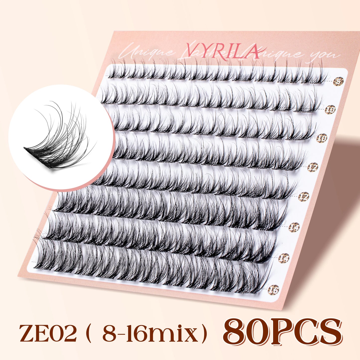 Fiber Eyelash Clusters