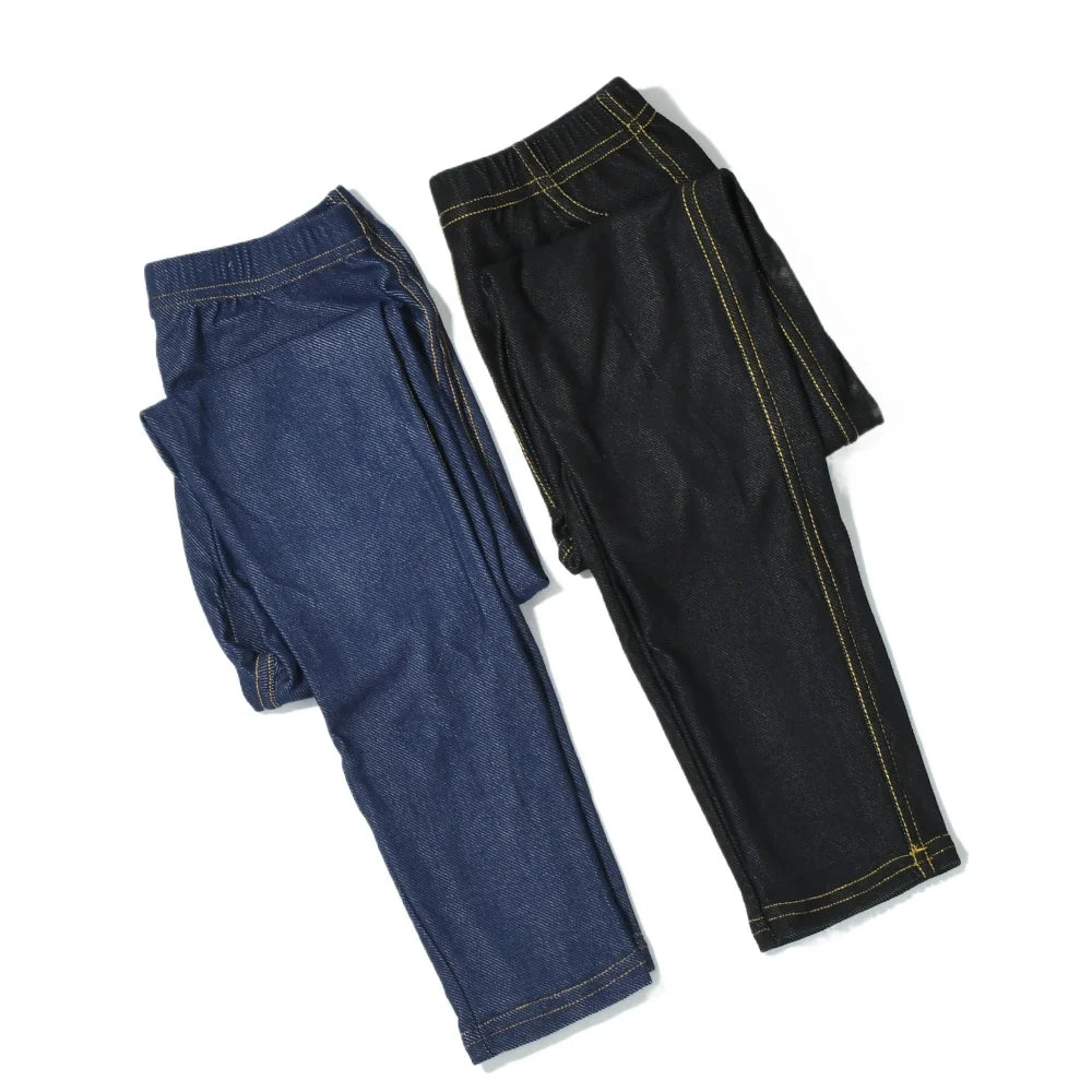 Denim skinny leggings Soft Breathable pants