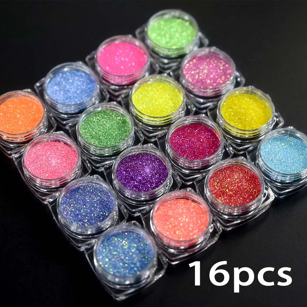 Sparkly Holographic Fine Sugar Nail Powder