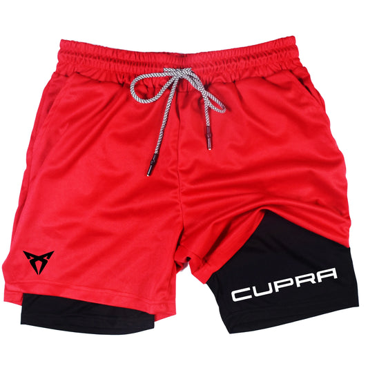 Men's Two-in-one  Breathable Casual Sports Shorts