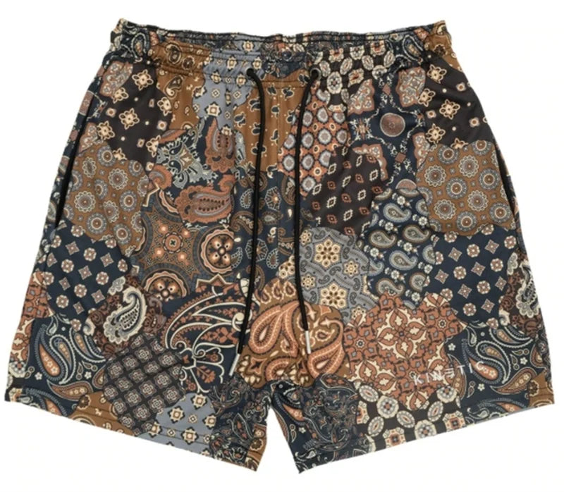 Summer new hip hop Rose Design Casual Shorts