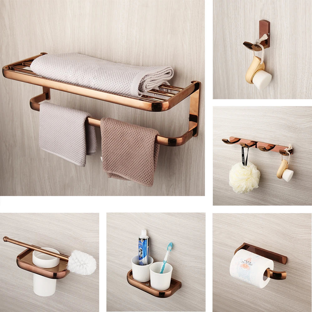 Bathroom Accessories Set Towel Bar