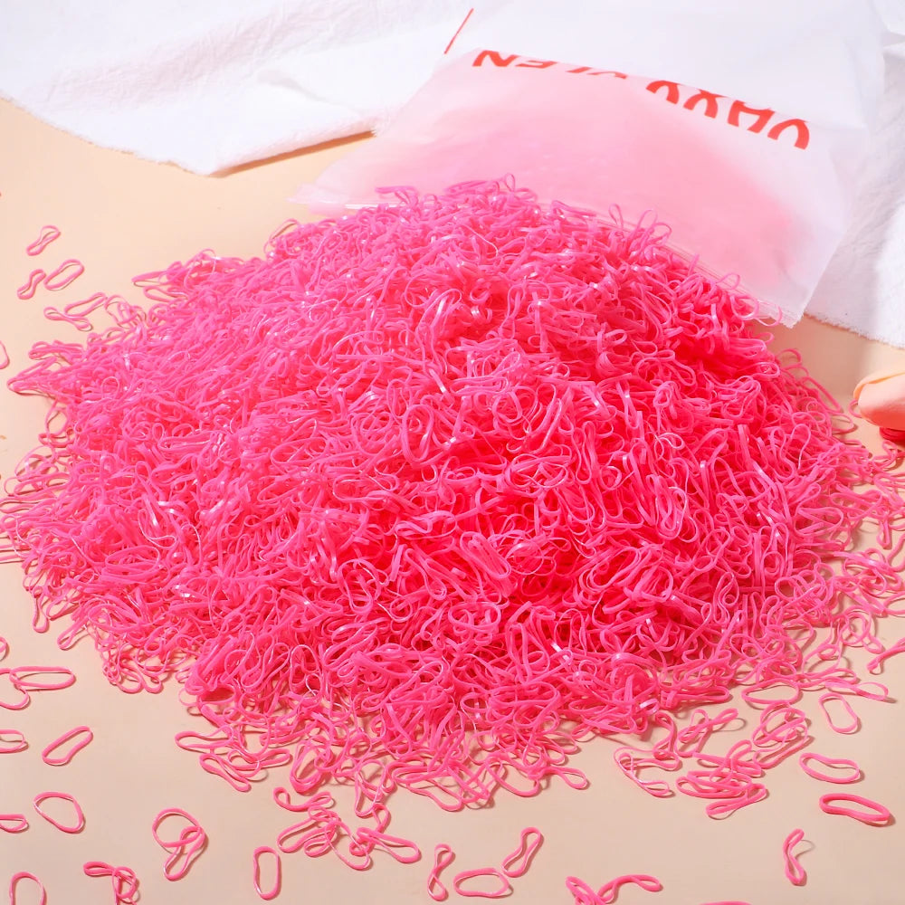Disposable Rubber Band Hair Ties