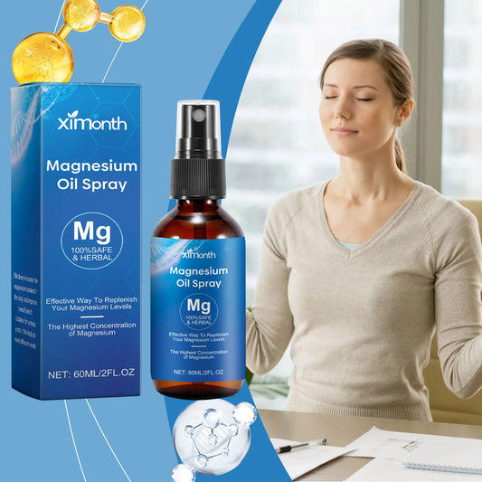 Essential Oil Magnesium Spray Relieves Muscle Body Pain