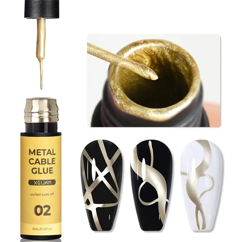 Metallic Painting Liner Gel Nail Polish