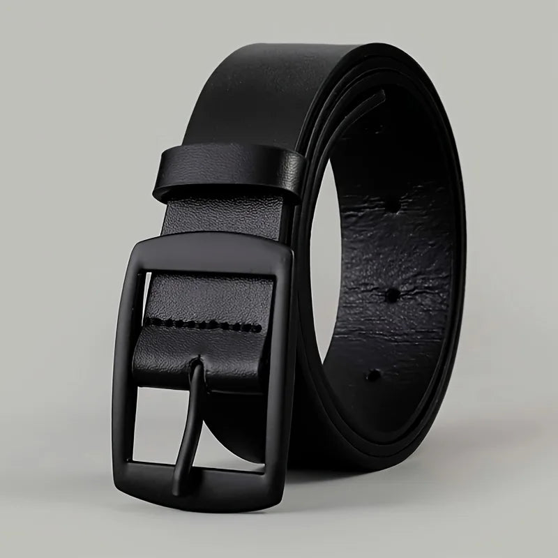 New Luxury High Quality Metal Pin Buckle Leather Belt