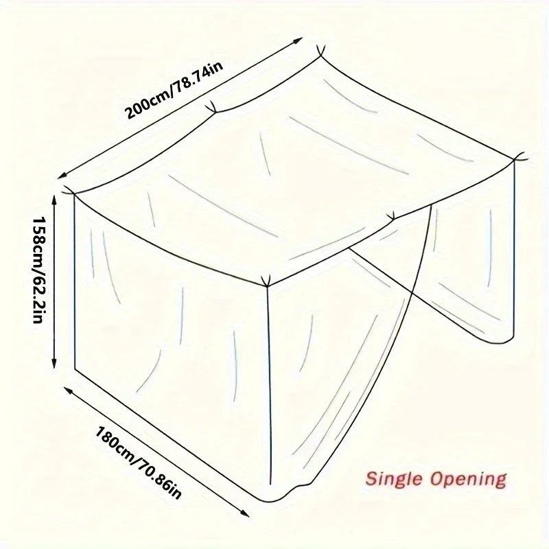 Portable Square Fold-able Mosquito Net