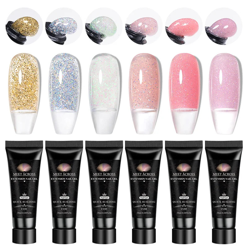 Extension Nail Gel Polish Set
