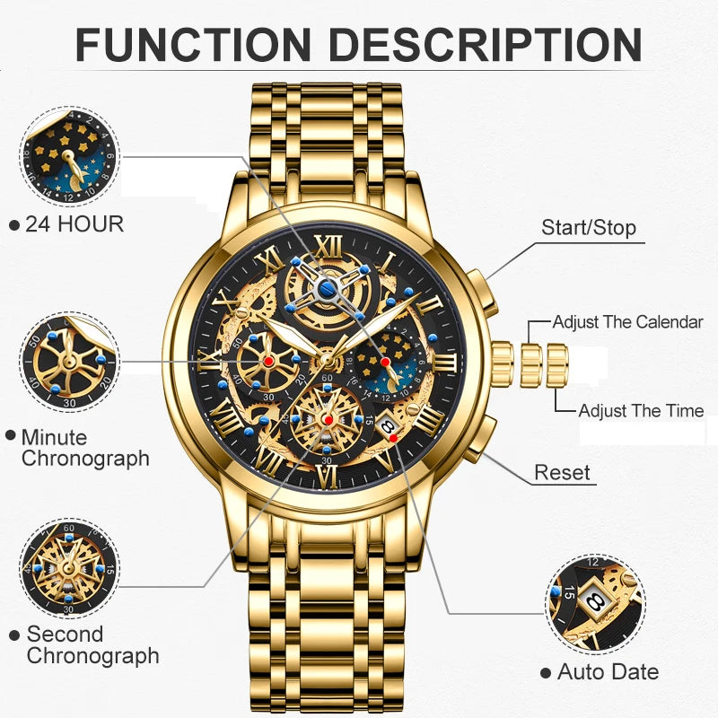 Watch Luxury Waterproof Watche