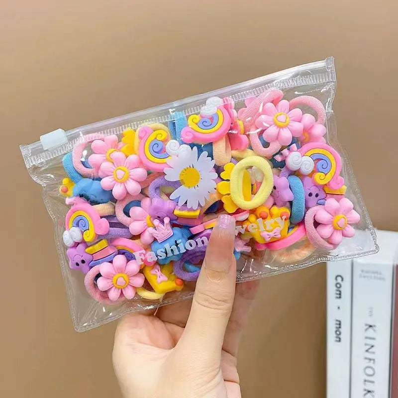 Cute Cartoon Rubber Elastic Hair Bands