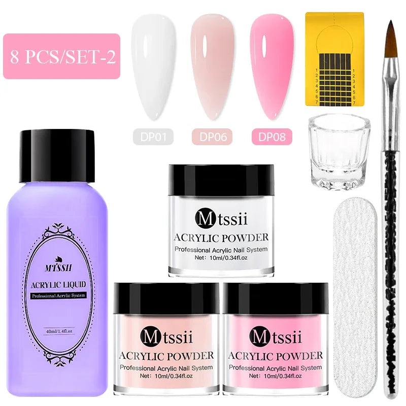 Acrylic Powder Nail System Set